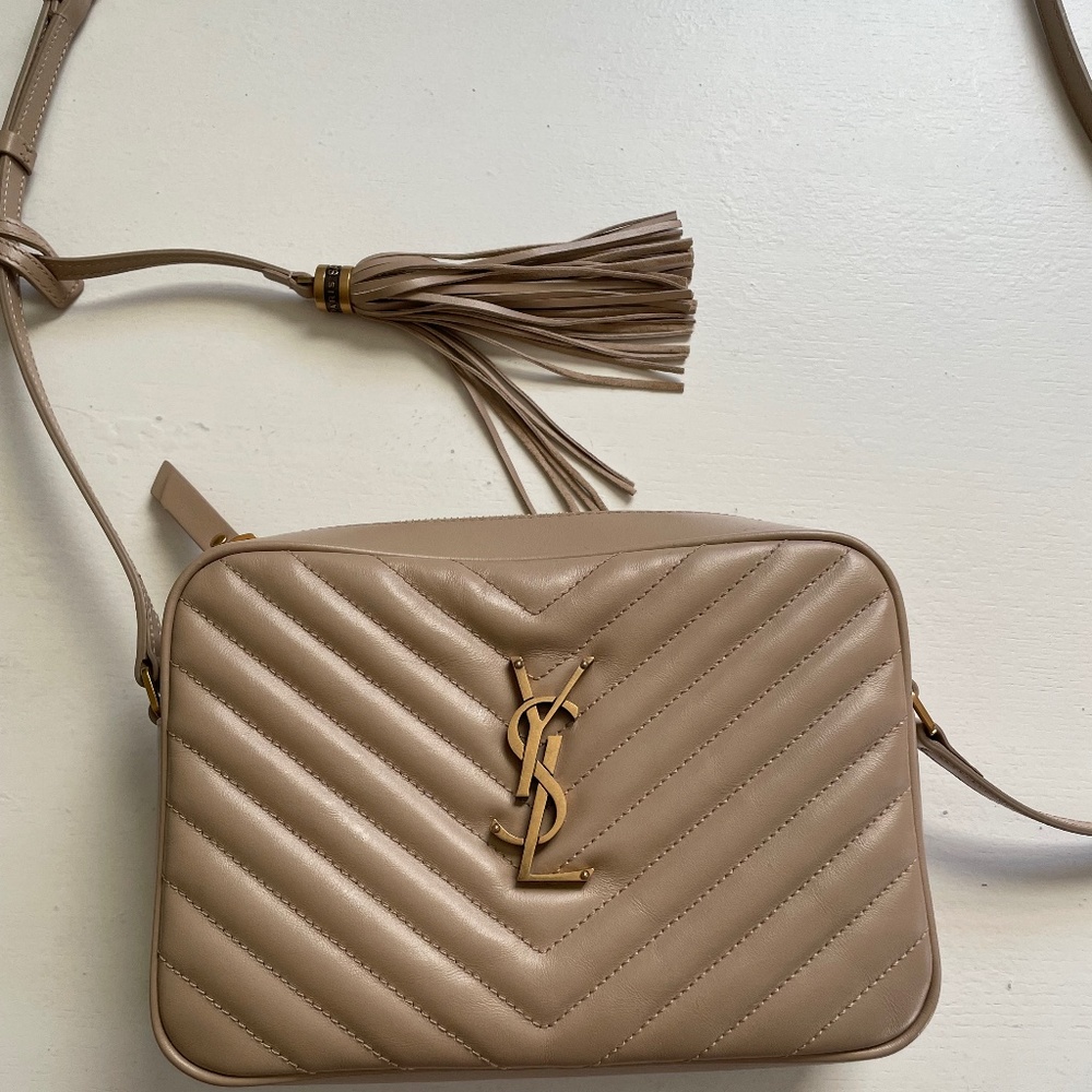 Saint Laurent Lou Matelassé Leather Camera Bag